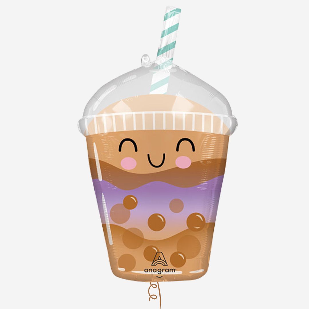 Boba Tea Supershape Inflated Balloon