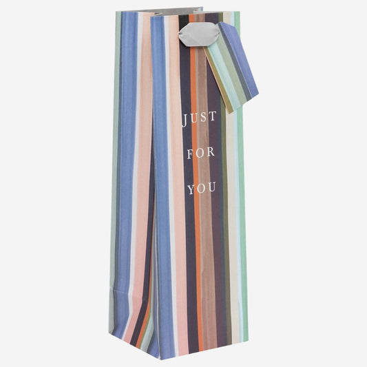 Brush Strokes Bottle Gift Bag by Stephanie Dyment