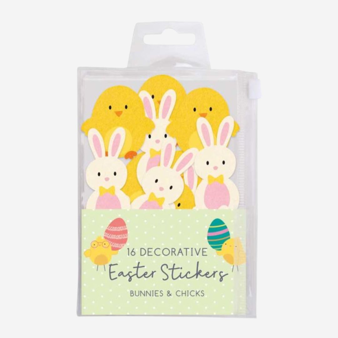 16 Bunnies / Chicks Easter Stickers