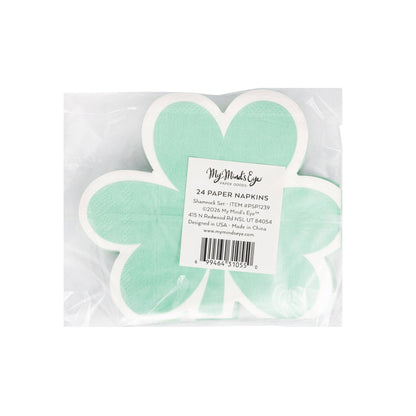 Pastel Shamrock Cocktail Napkin