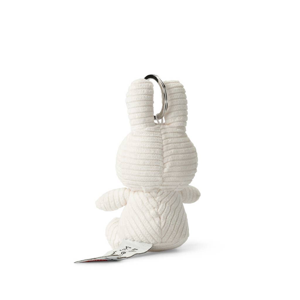 Miffy Keyring Corduroy White