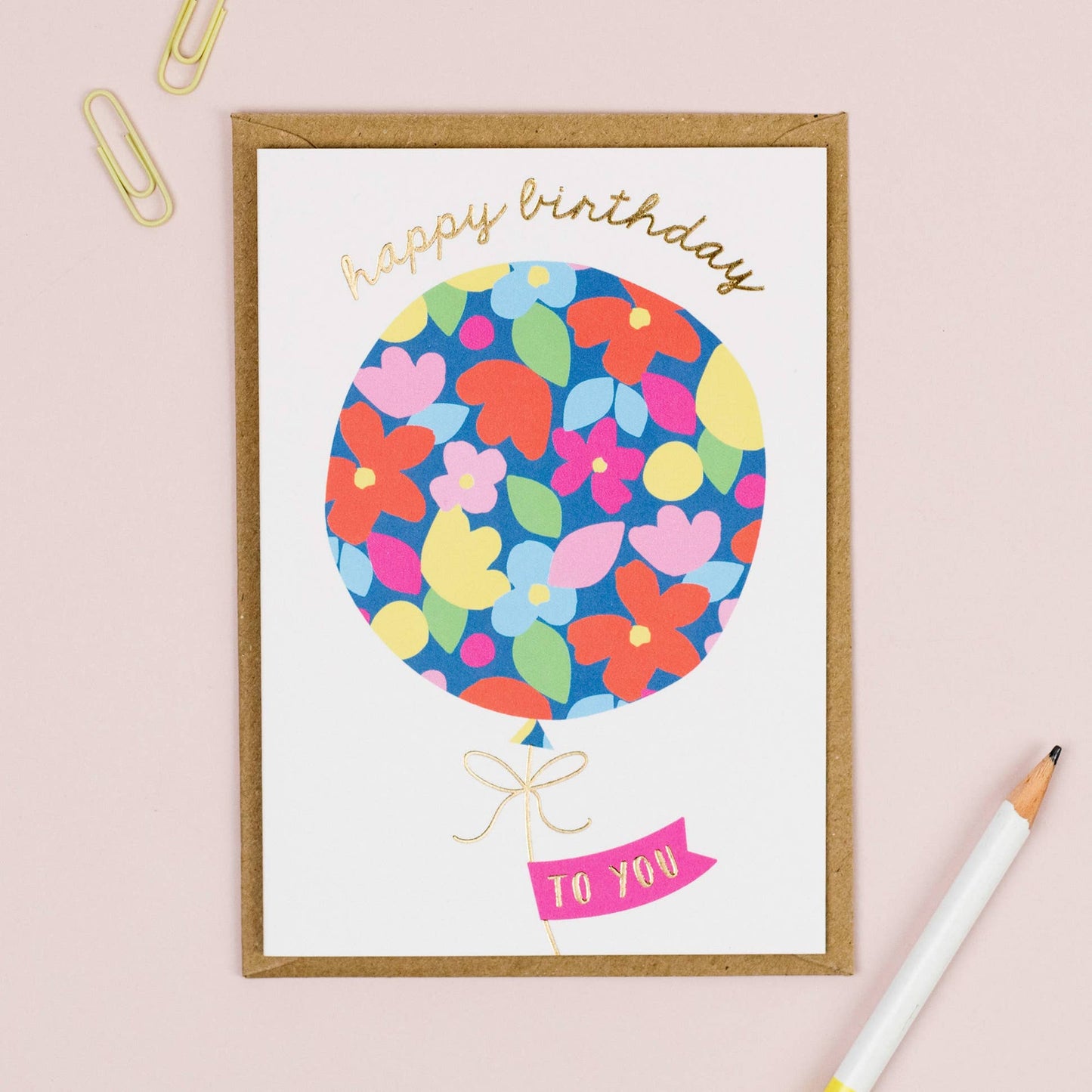 Balloon Birthday Card
