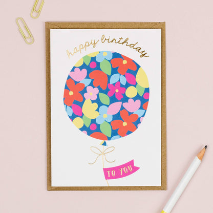 Balloon Birthday Card