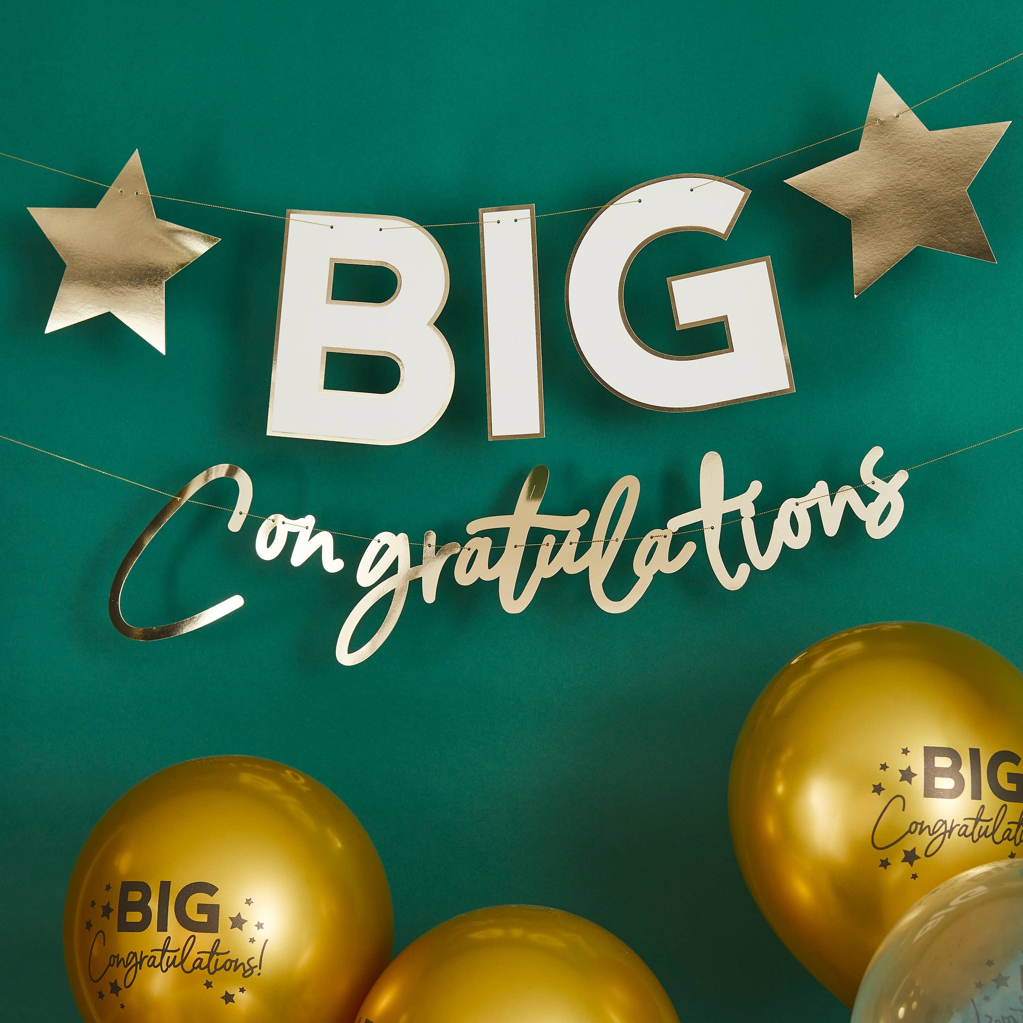 Major Congratulations Big Congratulation Card Banner – The Balloon Works