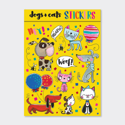 Cats & Dogs Sticker Book - 4 sheets