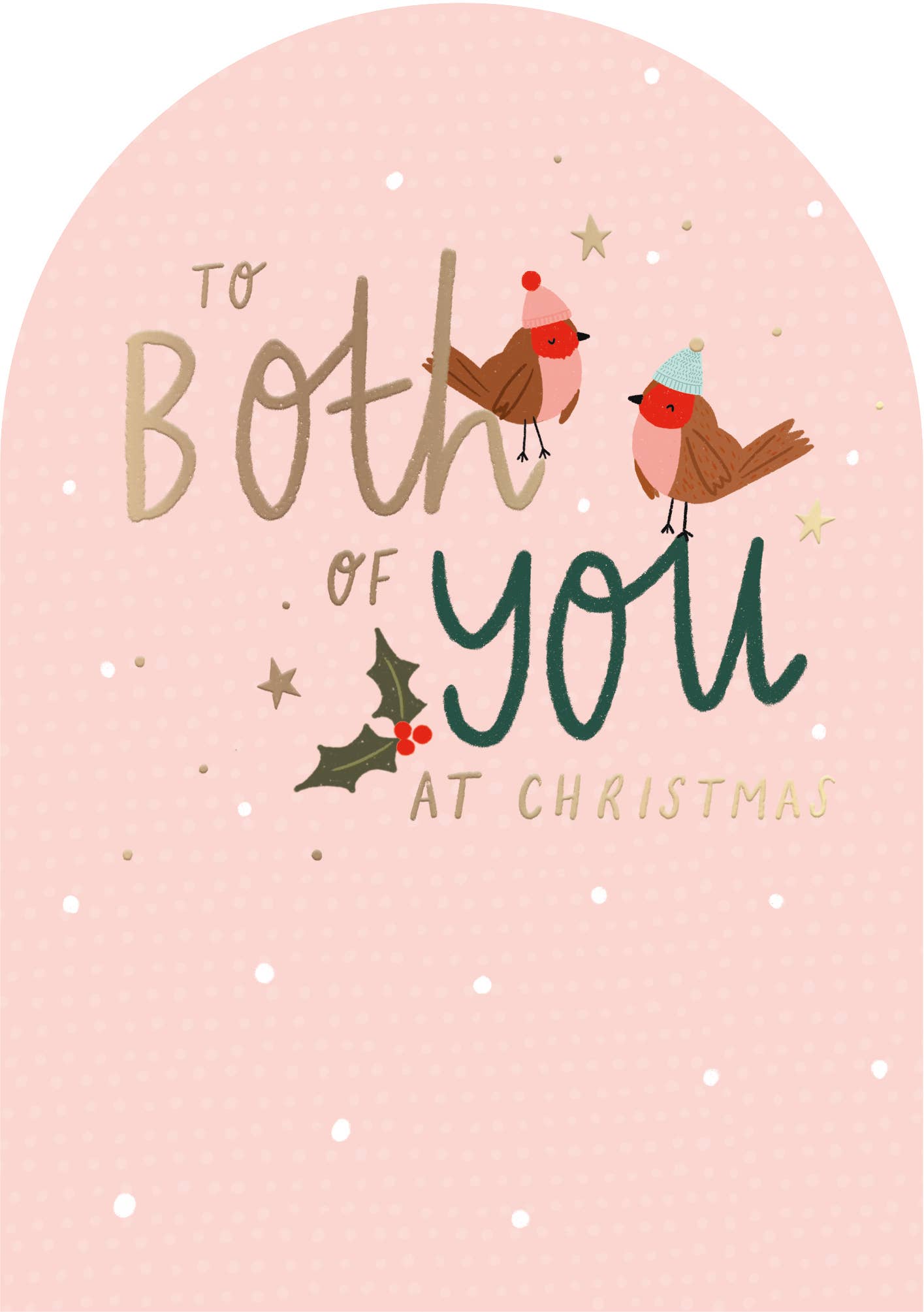 Sleigh Bells Both Of You Christmas Card