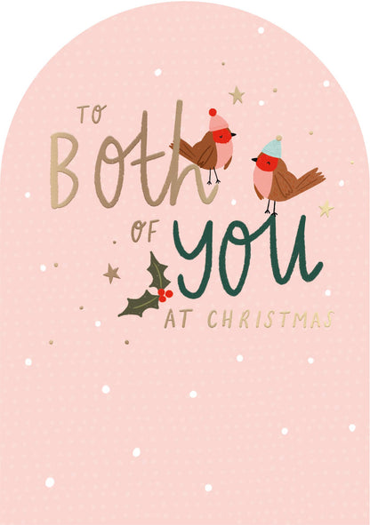 Sleigh Bells Both Of You Christmas Card