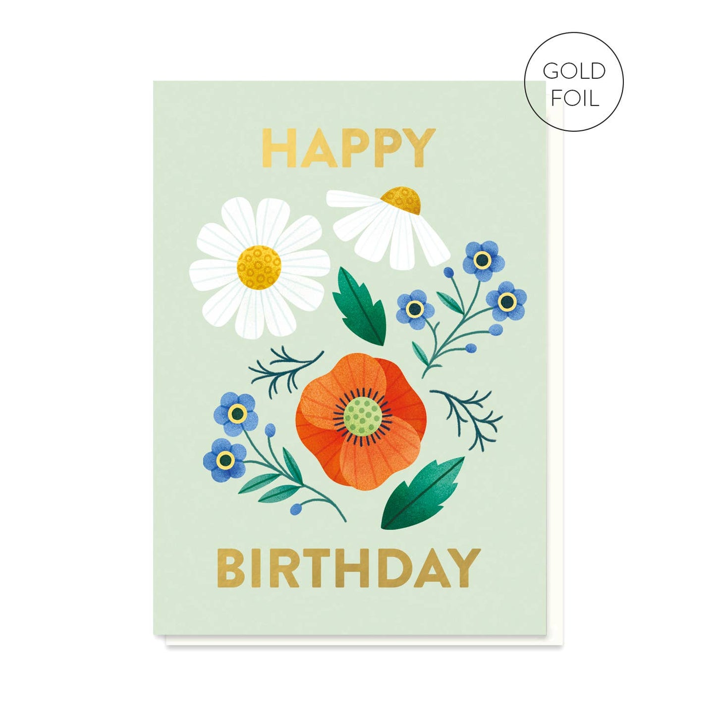 Wild Flowers Birthday Card | Floral Greeting Card: Celo Bags