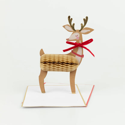 Stand-Up Reindeer Card by Meri Meri