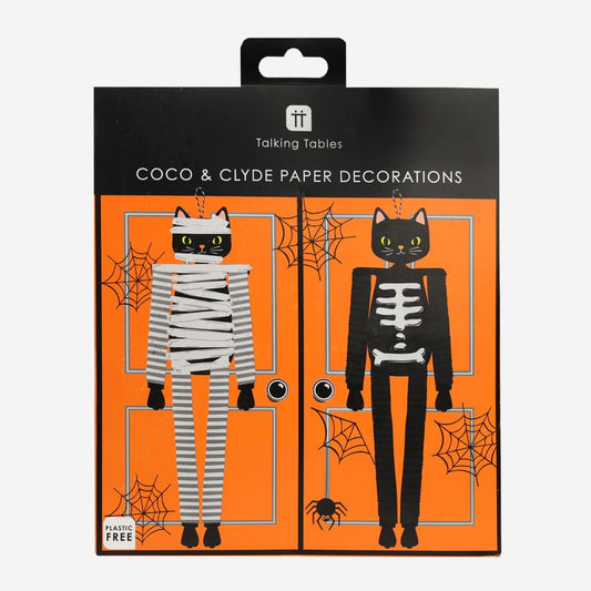 Calamity Coco Cat Honeycomb Decoration - 2 Pack