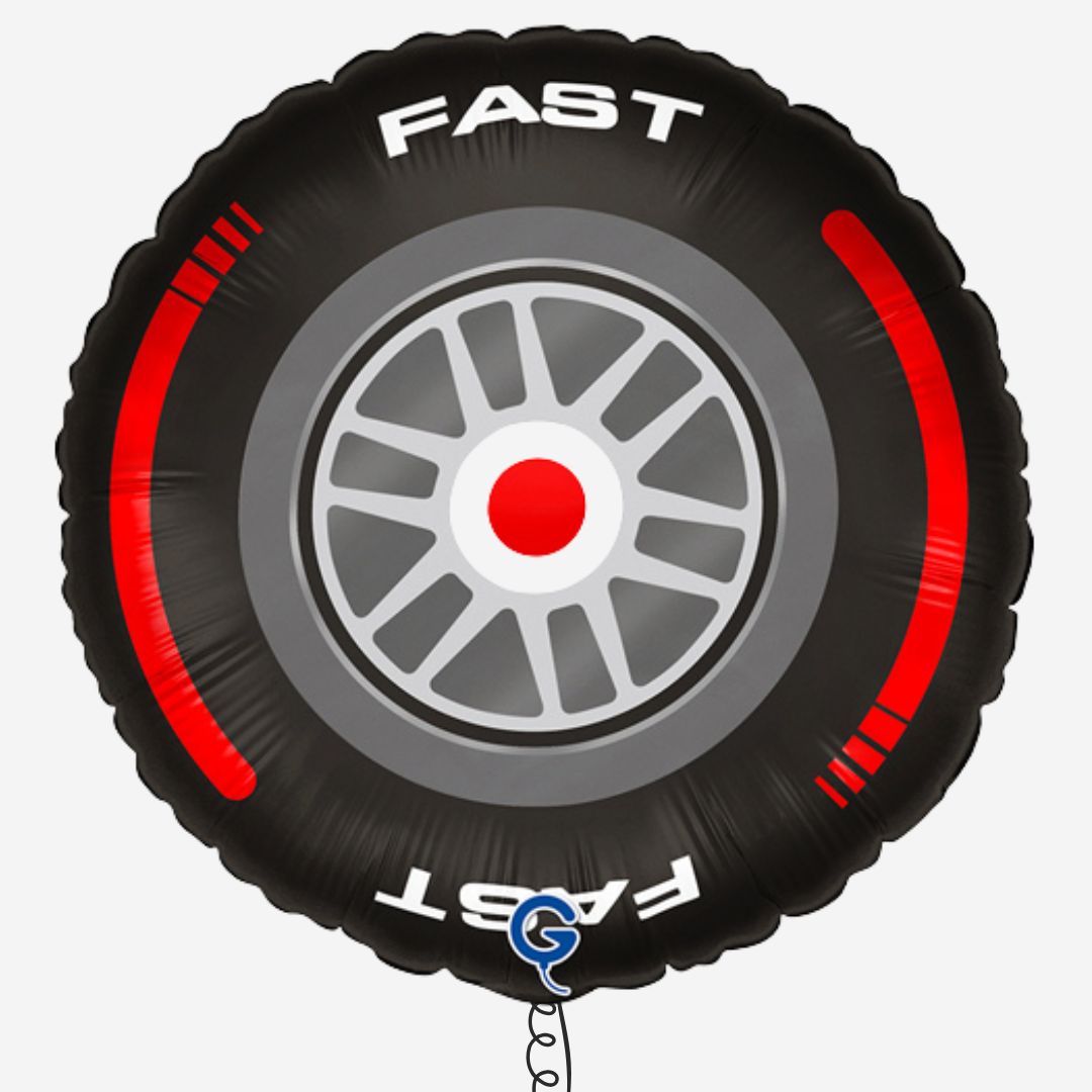 18" Tyre Inflated Foil Balloon