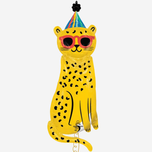 Party Animal Cheetah Inflated Foil Balloon