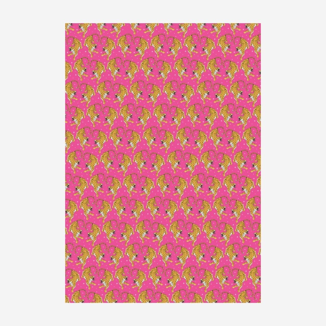 Soulmates Tiger Wrapping Paper Roll