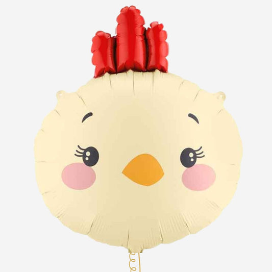 Chicken Head Inflated Foil Balloon