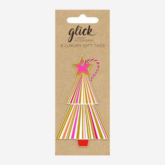 Contemporary Christmas Tree Gift Tags