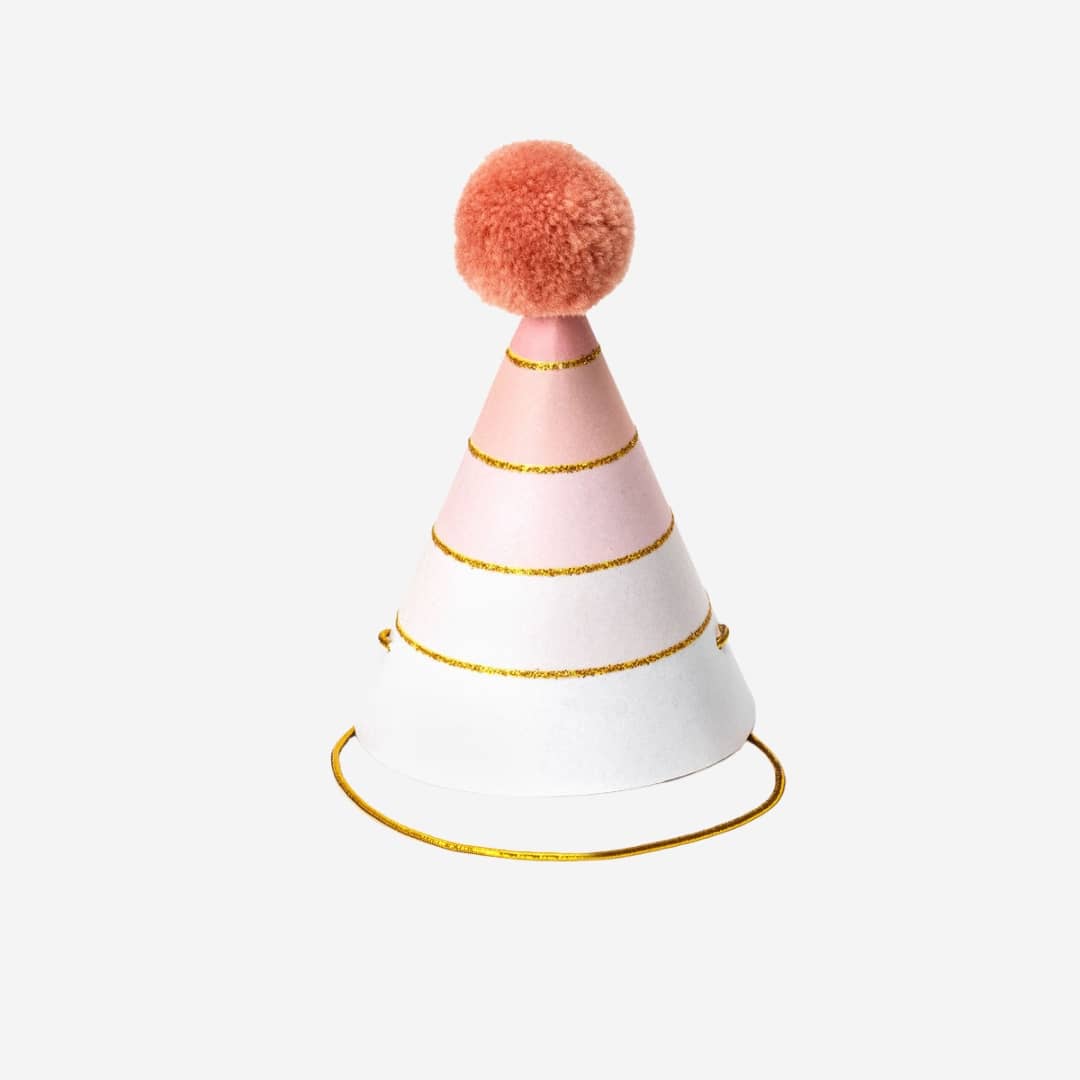 The Party is On - Set of 8 Party Hats