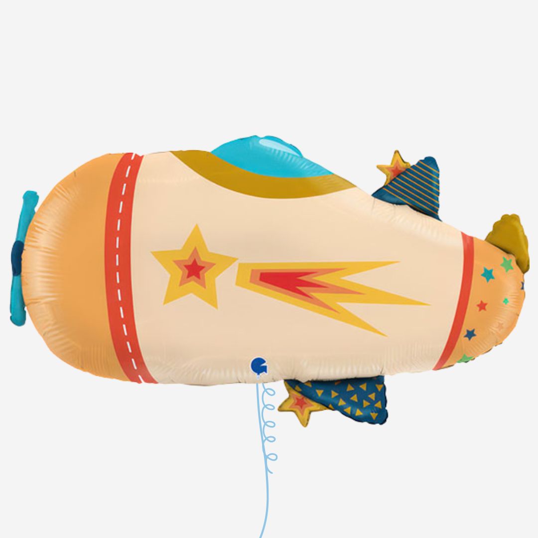 Cool Airplane Inflated Foil Balloon