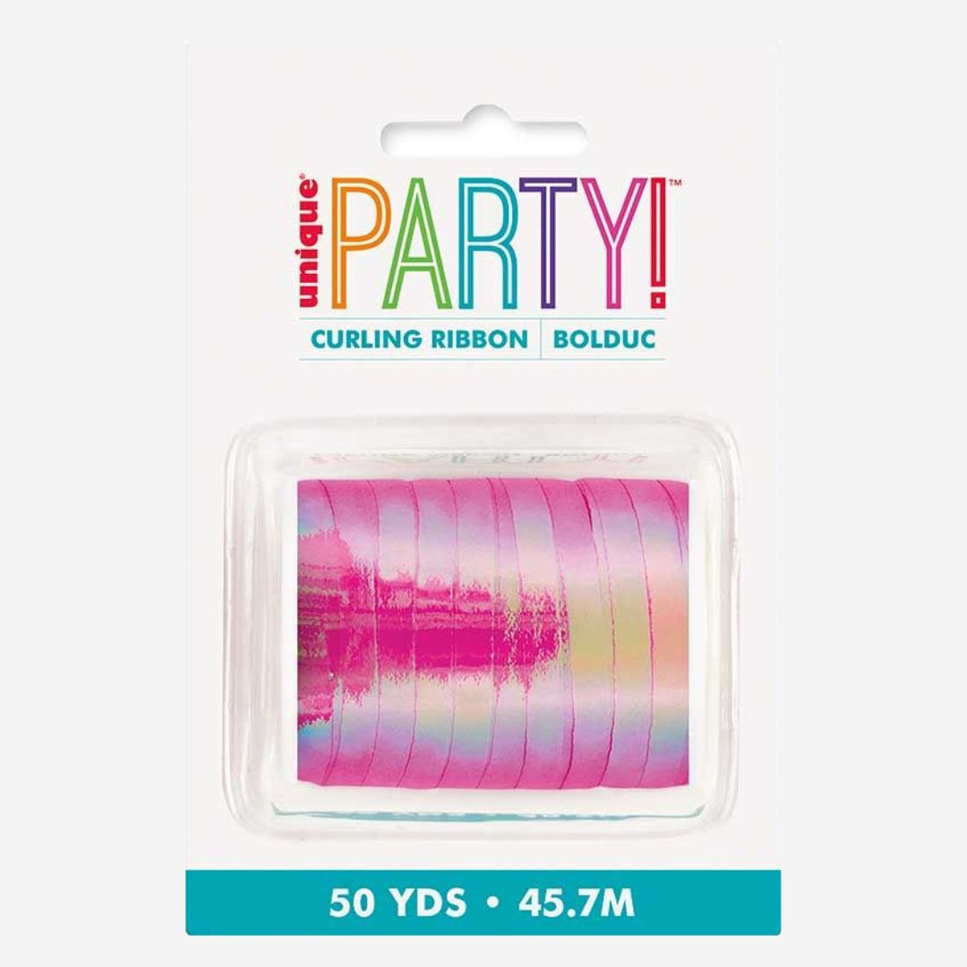 Iridescent Pink Curling Ribbon – The Balloon Works