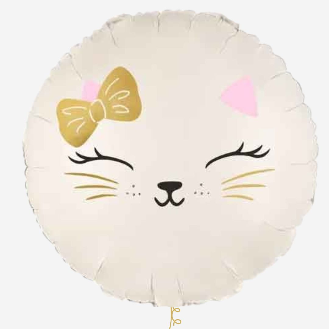 Cute Cat 18" Foil Inflated Balloon