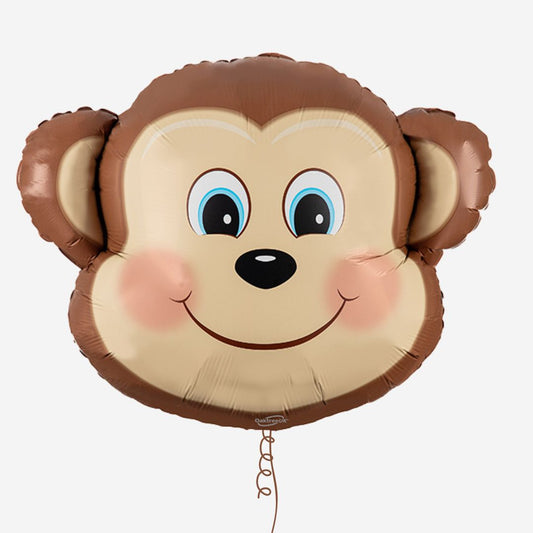 Cute Monkey Supershape Inflated Foil Balloon