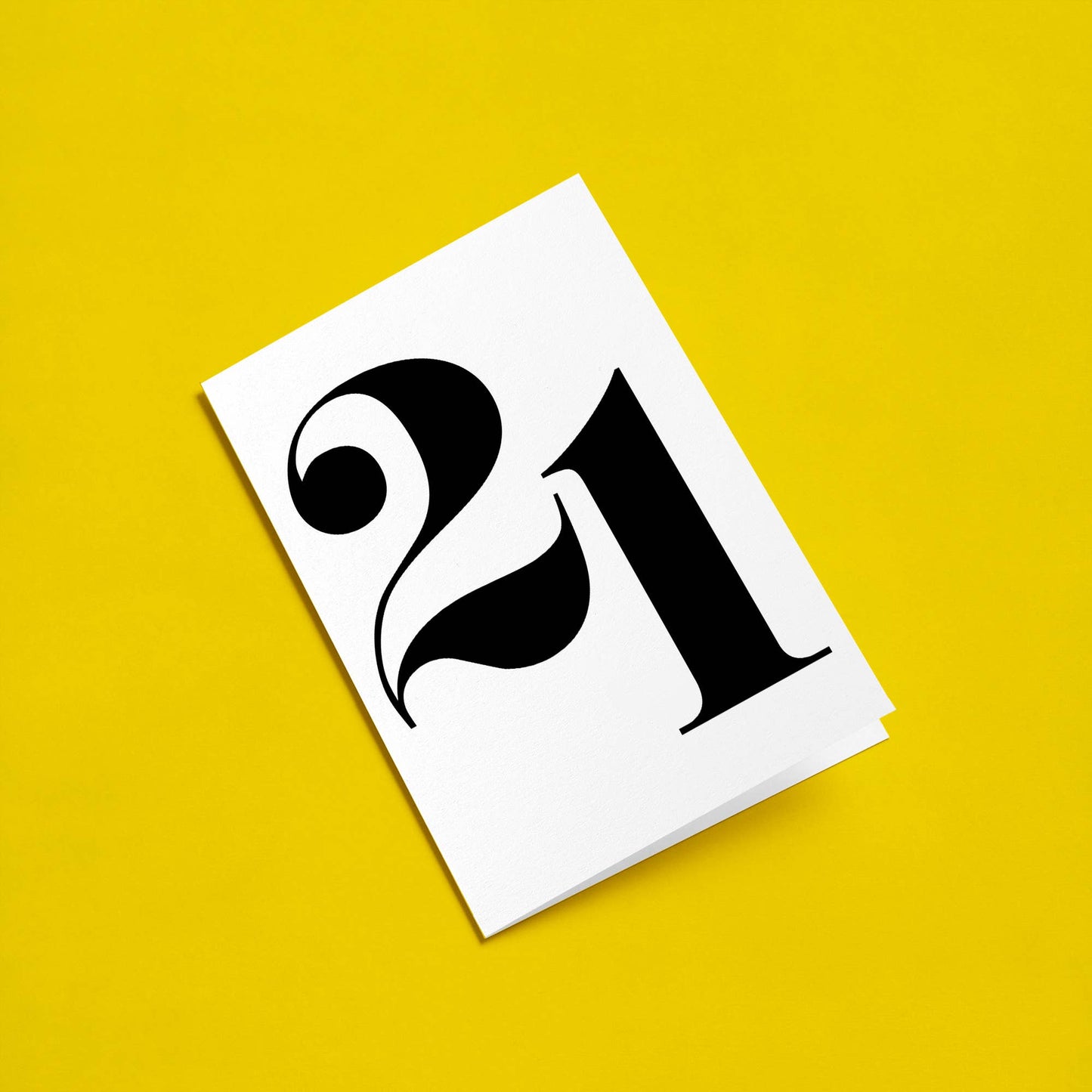 21st Birthday - Greeting Card