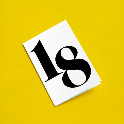 18th Birthday - Greeting Card