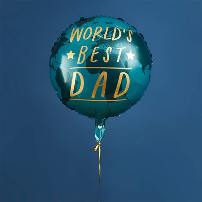 World's Best Dad Inflated Foil Balloon