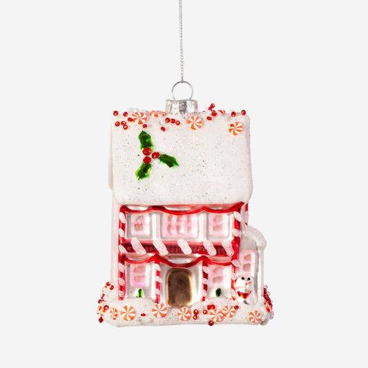 Fairytale Gingerbread House Shaped Bauble