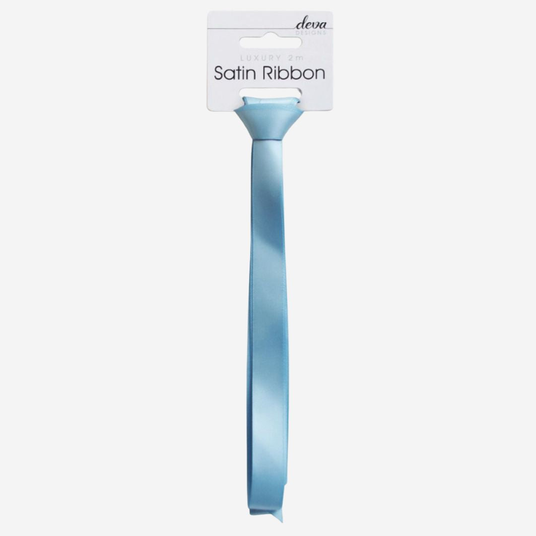 Light Blue Satin Ribbon