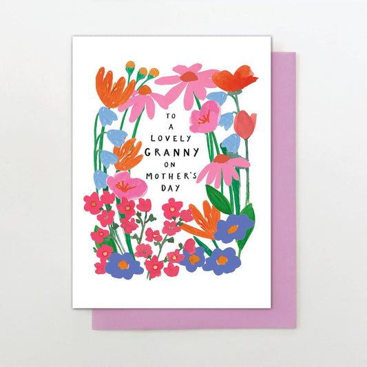 To A Lovely Granny on Mother's Day Card