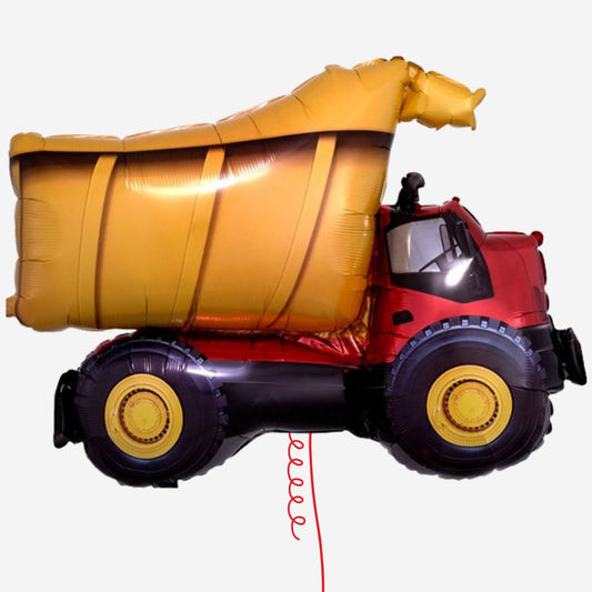 Dump Truck Supershape Inflated Foil Balloon