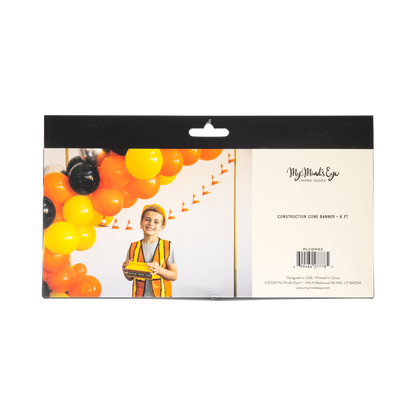 Construction Cone Banner