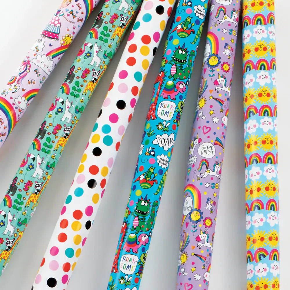 Rachel Ellen Wrapping Paper Roll – 3M (6 Assorted Designs)