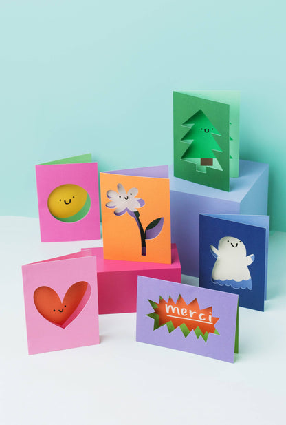 Flower Card / Just Because Blank Card