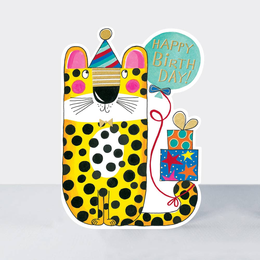 Cookie Cutters - Happy Birthday Leopard