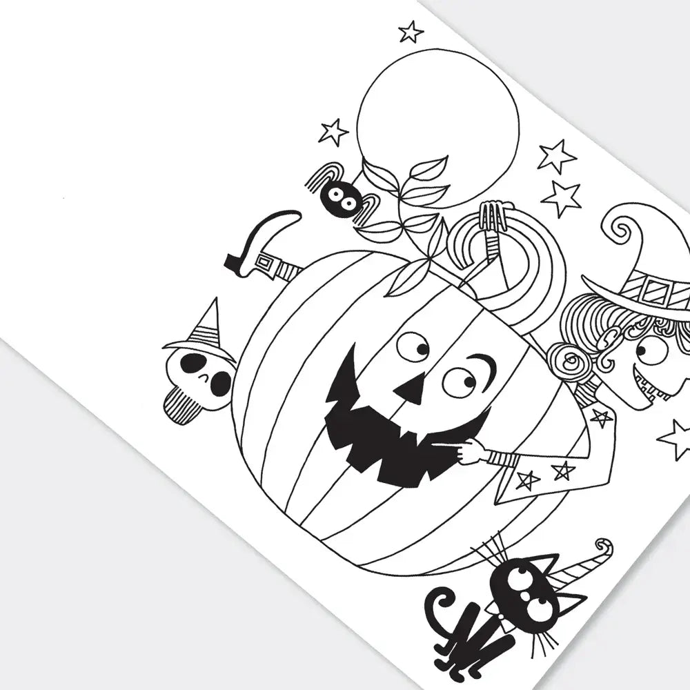 Children's Halloween Colouring Book