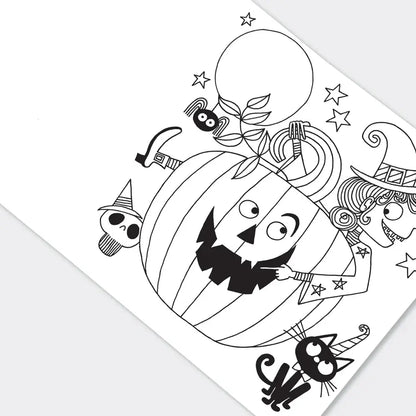 Children's Halloween Colouring Book