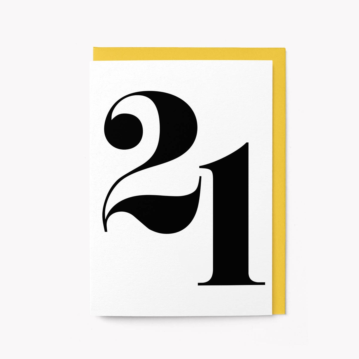 21st Birthday - Greeting Card