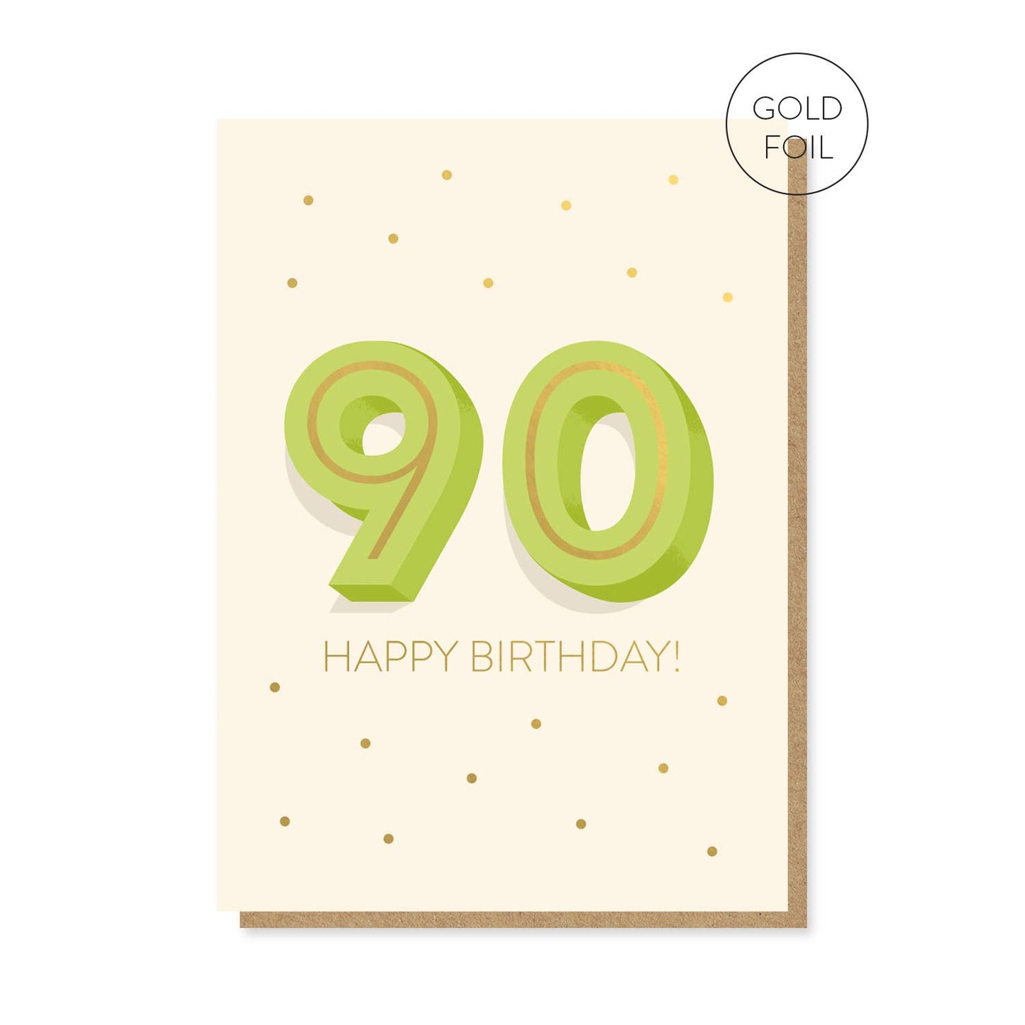 The Big 9-0 Birthday Card