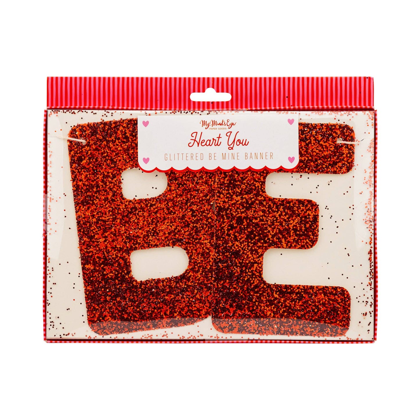 Be Mine Glitter Banner