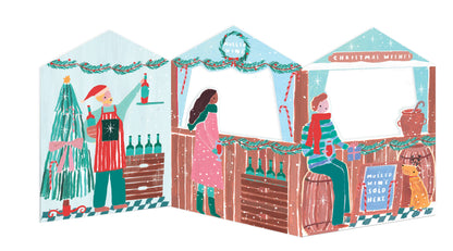 Nutmeg Open Christmas Market Stall Card