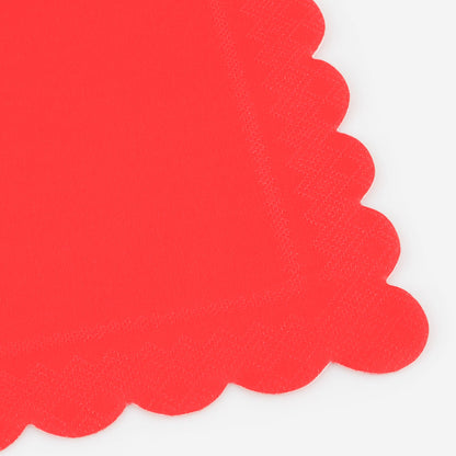 Berry Red Large Napkins by Meri Meri