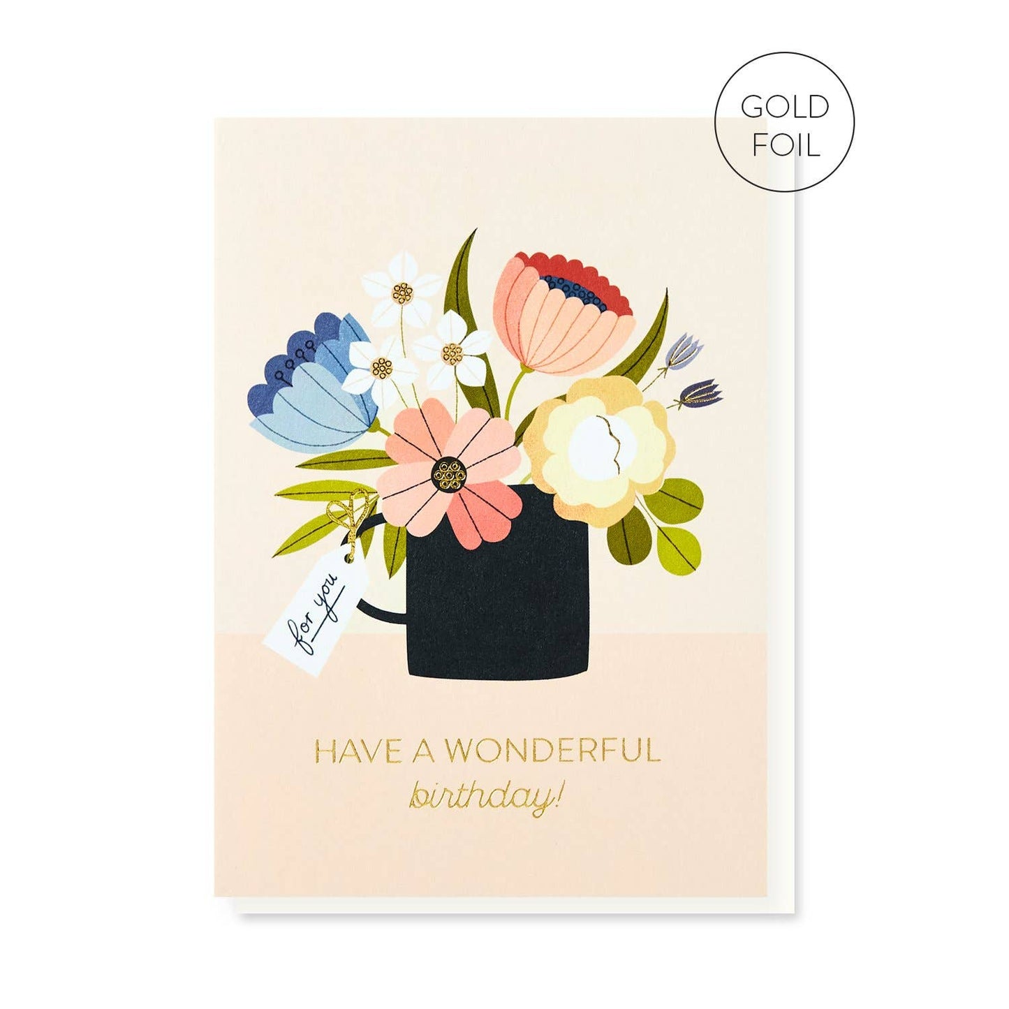 Birthday Bouquet Card | Floral Illustration | Scandi Style: Celo Bags