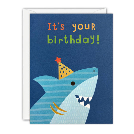 Birthday Shark Minnows Card