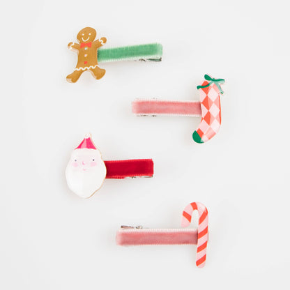 Jolly Christmas Hair Clips by Meri Meri