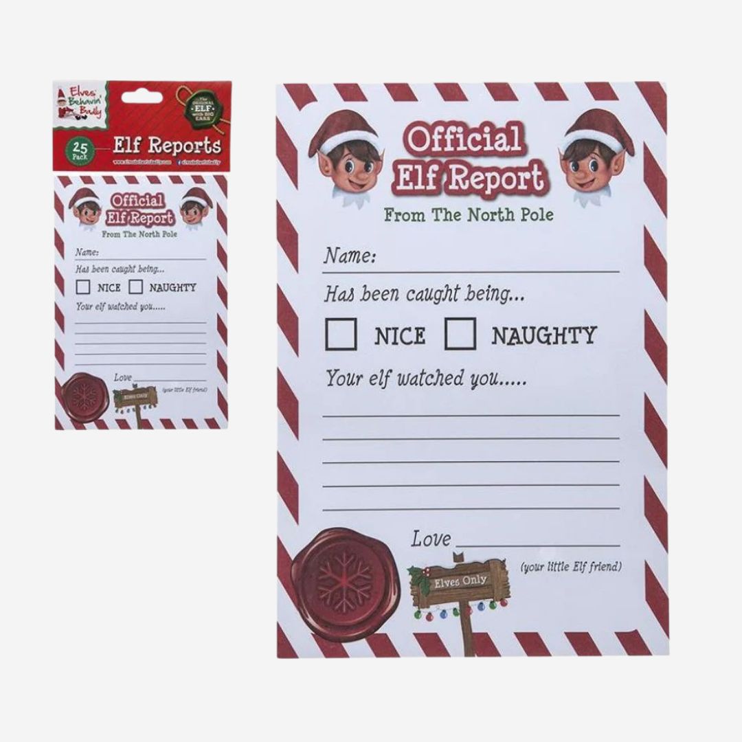 Official Elf Report – Elves Behavin’ Badly (25 Pack)