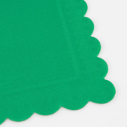 Fir Tree Green Large Napkins by Meri Meri
