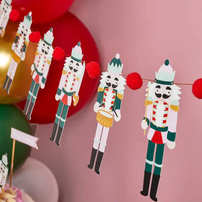 Nutcracker Pom Pom Garland