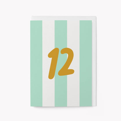 12th Birthday - Greeting Card