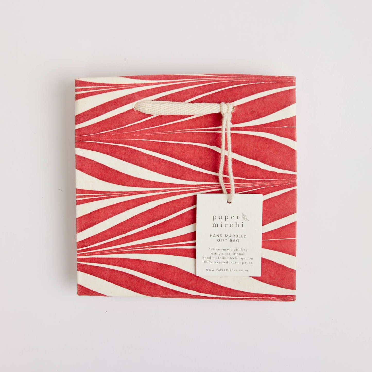 Hand Marbled Gift Bags (Small) - Christmas Glitz